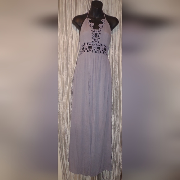 Stella luce plunging halter cut out maxi dress - Picture 6 of 12